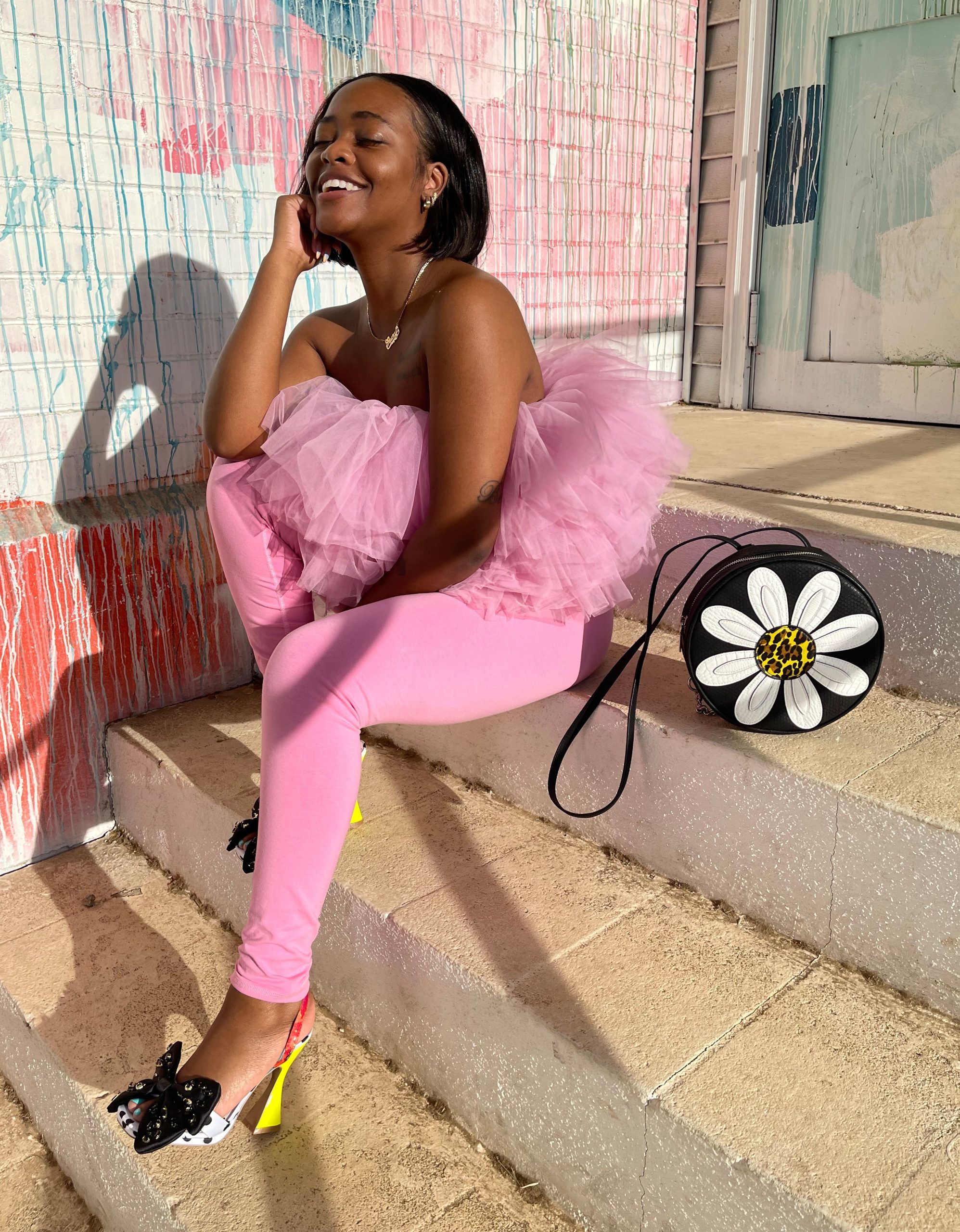 SUNNY SUNFLOWER BACKPACK MULTI | RE:LUV - Image 2