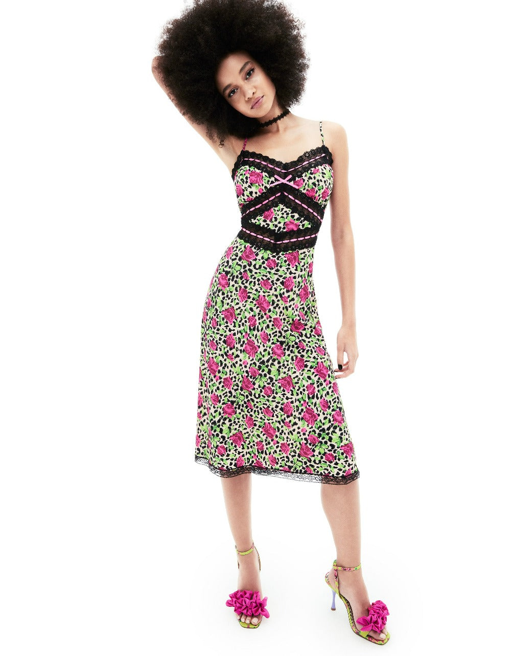 HOLLYWOOD MIDI DRESS MULTI | RE:LUV - Image 2
