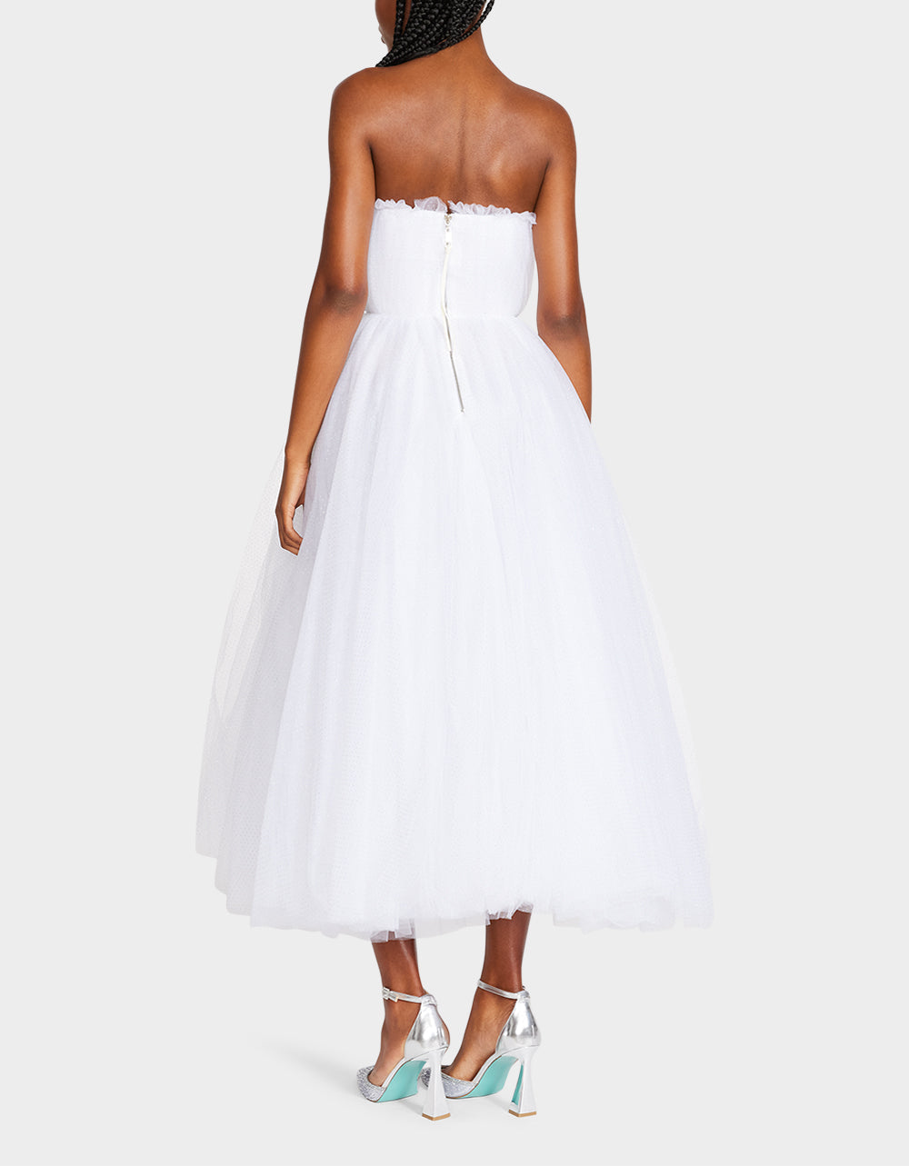 BRIDE VIBES TULLE DRESS WHITE | RE:LUV - Image 5