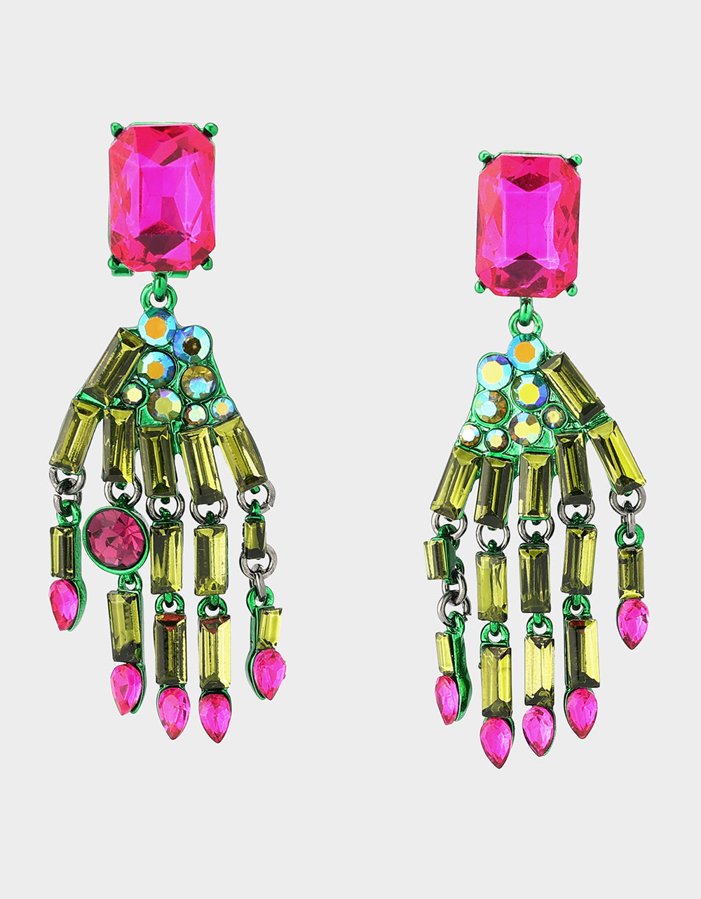 RICH WITCH DROP EARRINGS GREEN