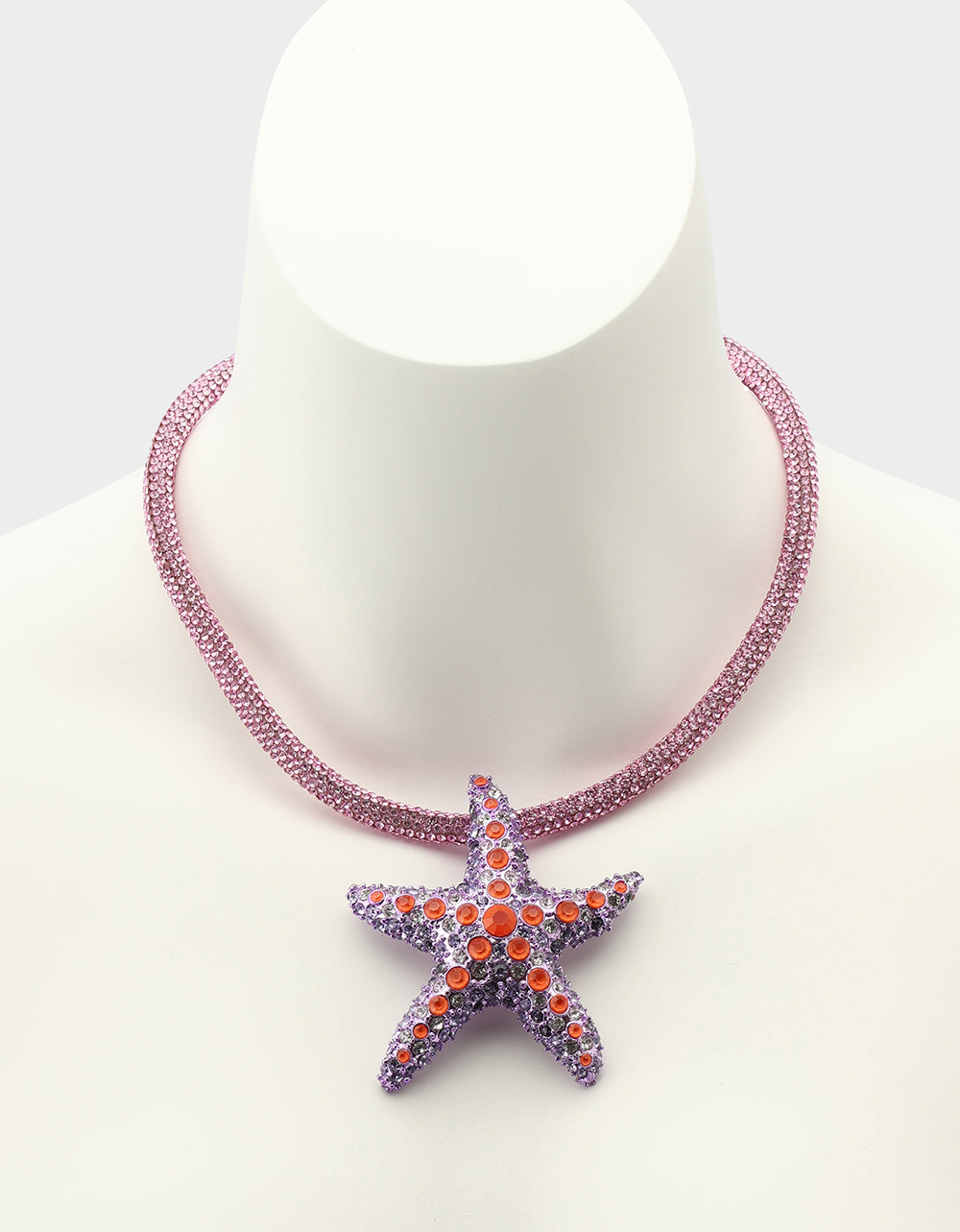 MERMAID JEWELS STARFISH PENDANT PURPLE - Image 3