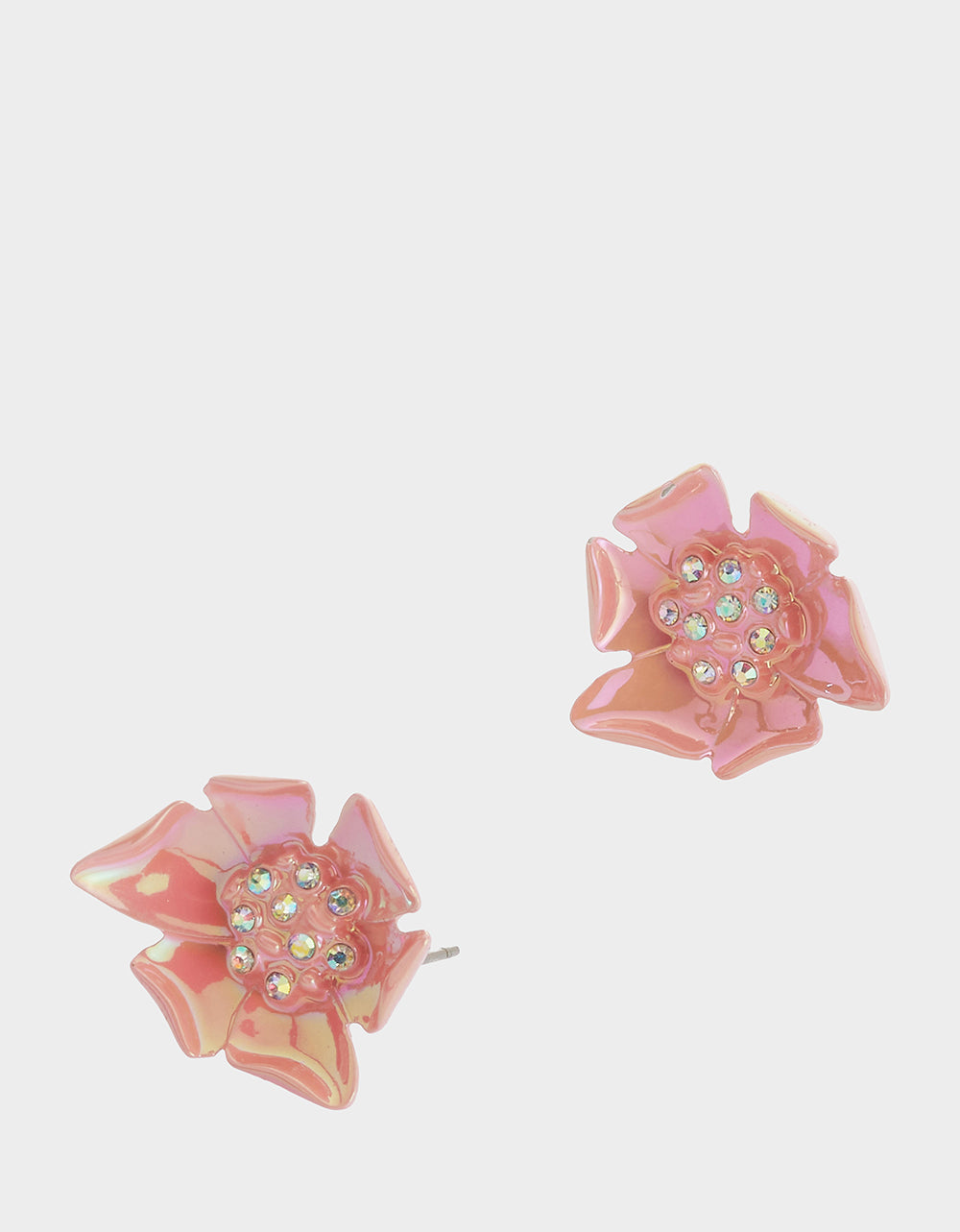 GARDEN GLAM FLORAL STUDS PINK - Image 2