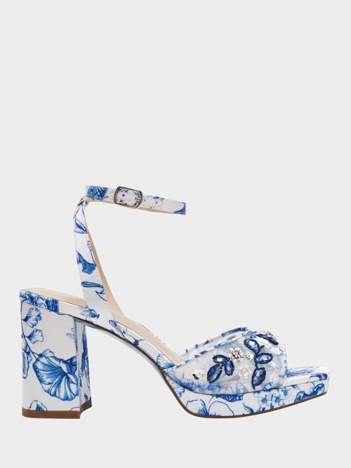 BRODY WHITE/BLUE FLORAL