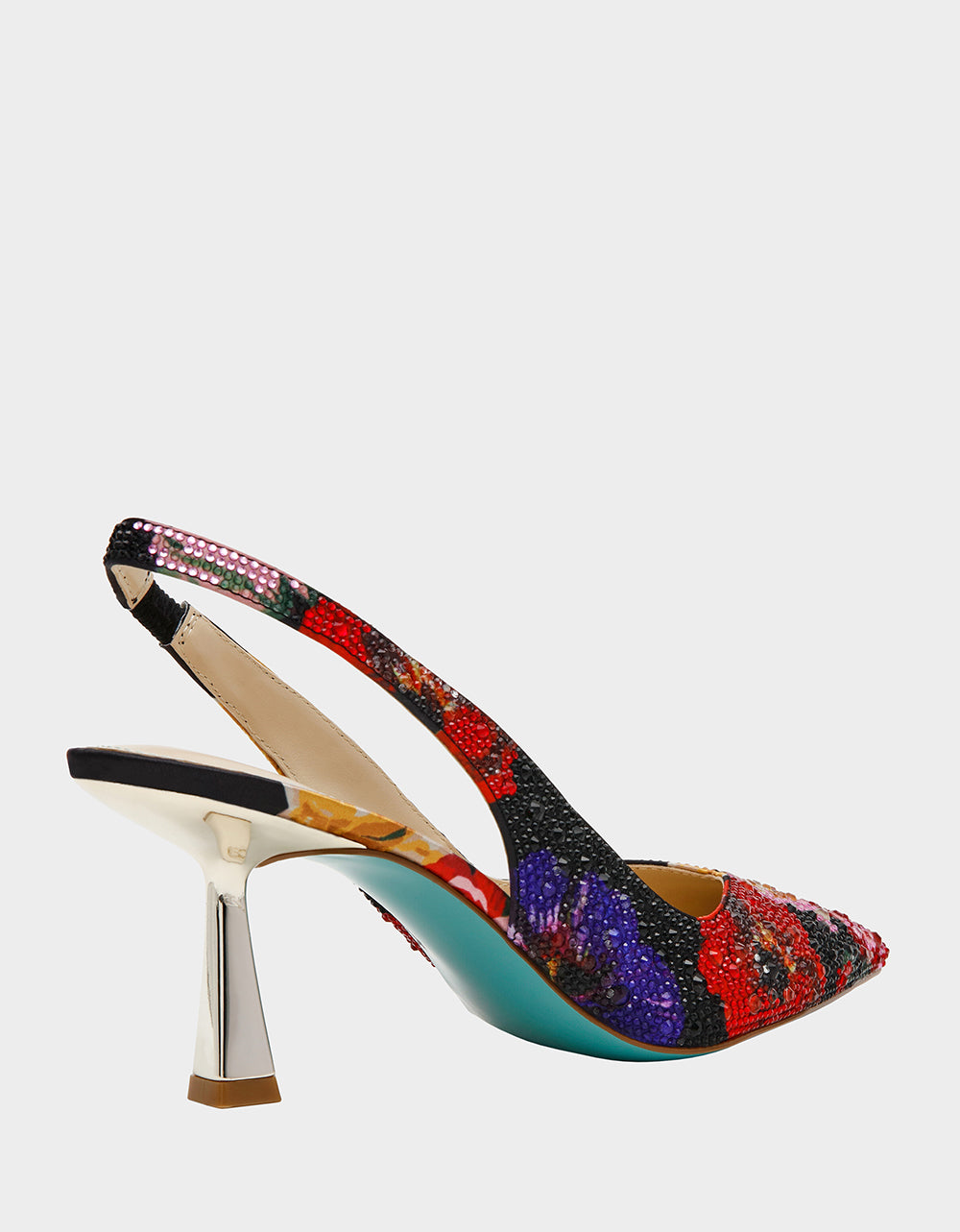 CLARK HEELS BLACK FLOWER MULTI - Image 5