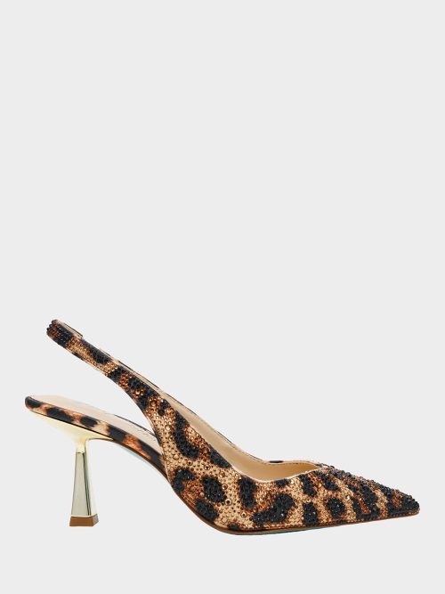 CLARK HEELS NUDE LEOPARD
