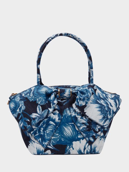 DENIM BOW-NANZA TOTE BLUE | RE:LUV