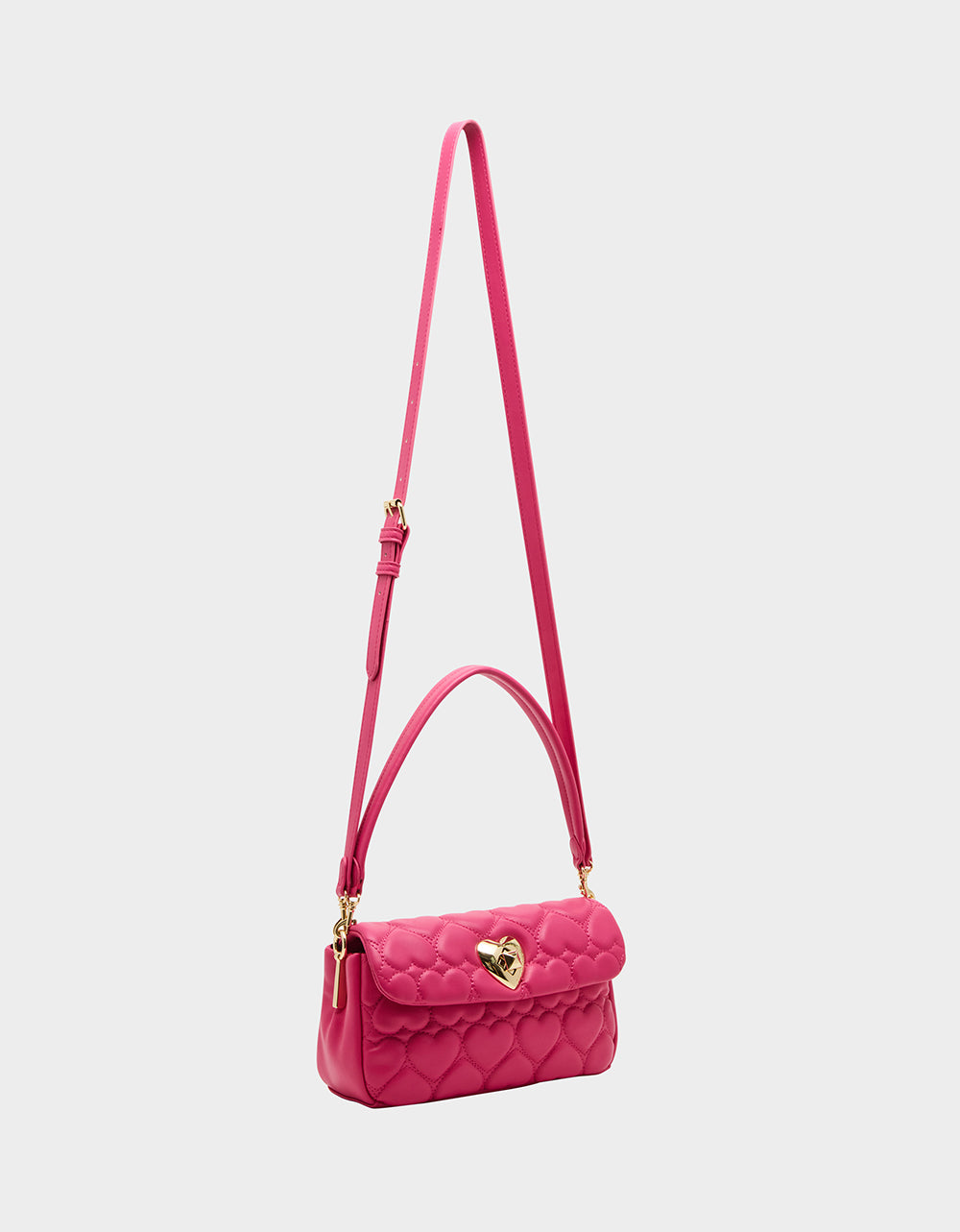 ALWAYS HEART-CORE FLAP SHOULDER BAG PINK - Image 2